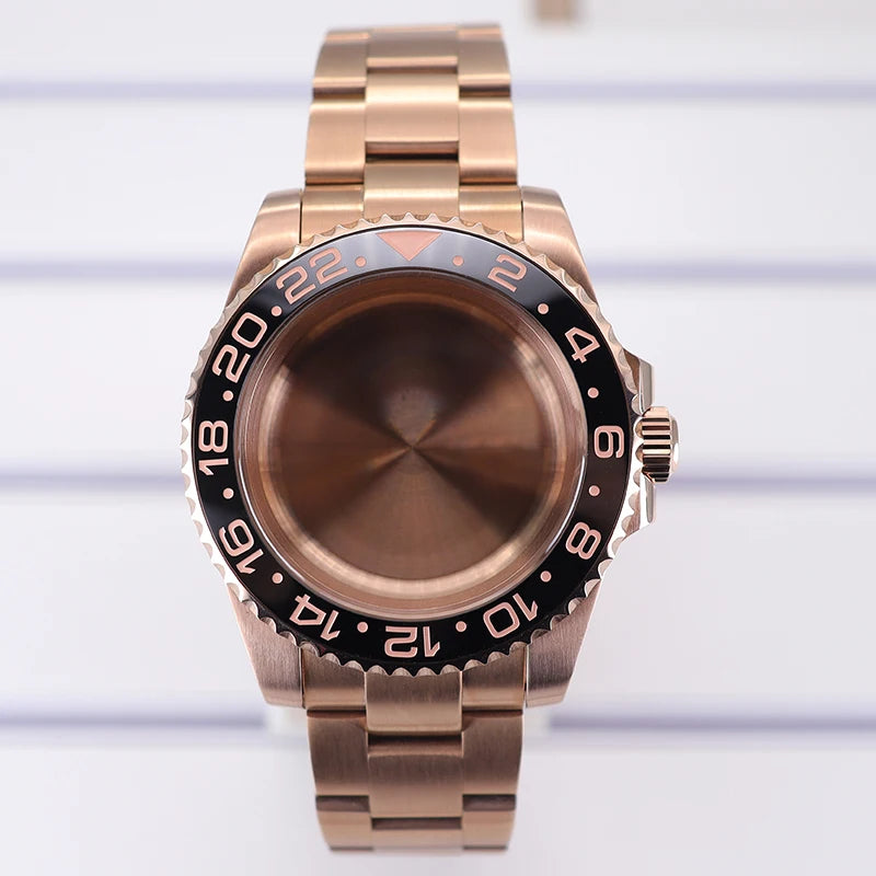 40mm Watch Case For NH35 NH36 NH70/8215/Eta2824 PT5000 NH34 Sapphire Glass