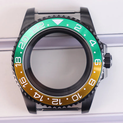 40mm Watch Case Sapphire Glass For NH35 NH36 NH34 NH38 Eta 2824 Miyota 8215 GMT
