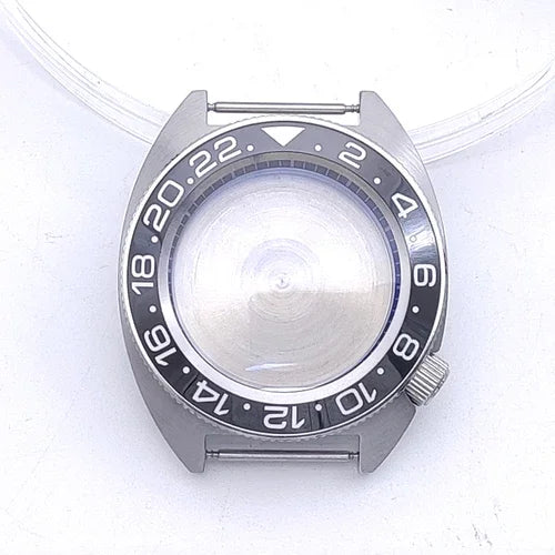 40mm Watch Case with Ceramic Bezel Shadow Ring Sapphire Crystal for NH35/NH36/4R