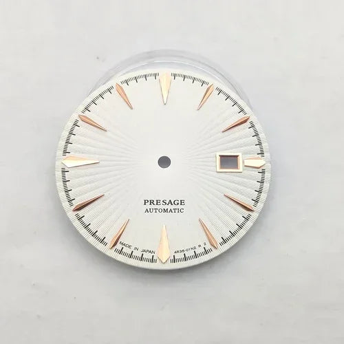 40mm  Steel Watch Case Dial Hands Kit for NH36 NH38 Bubble Mirror Shell Kit