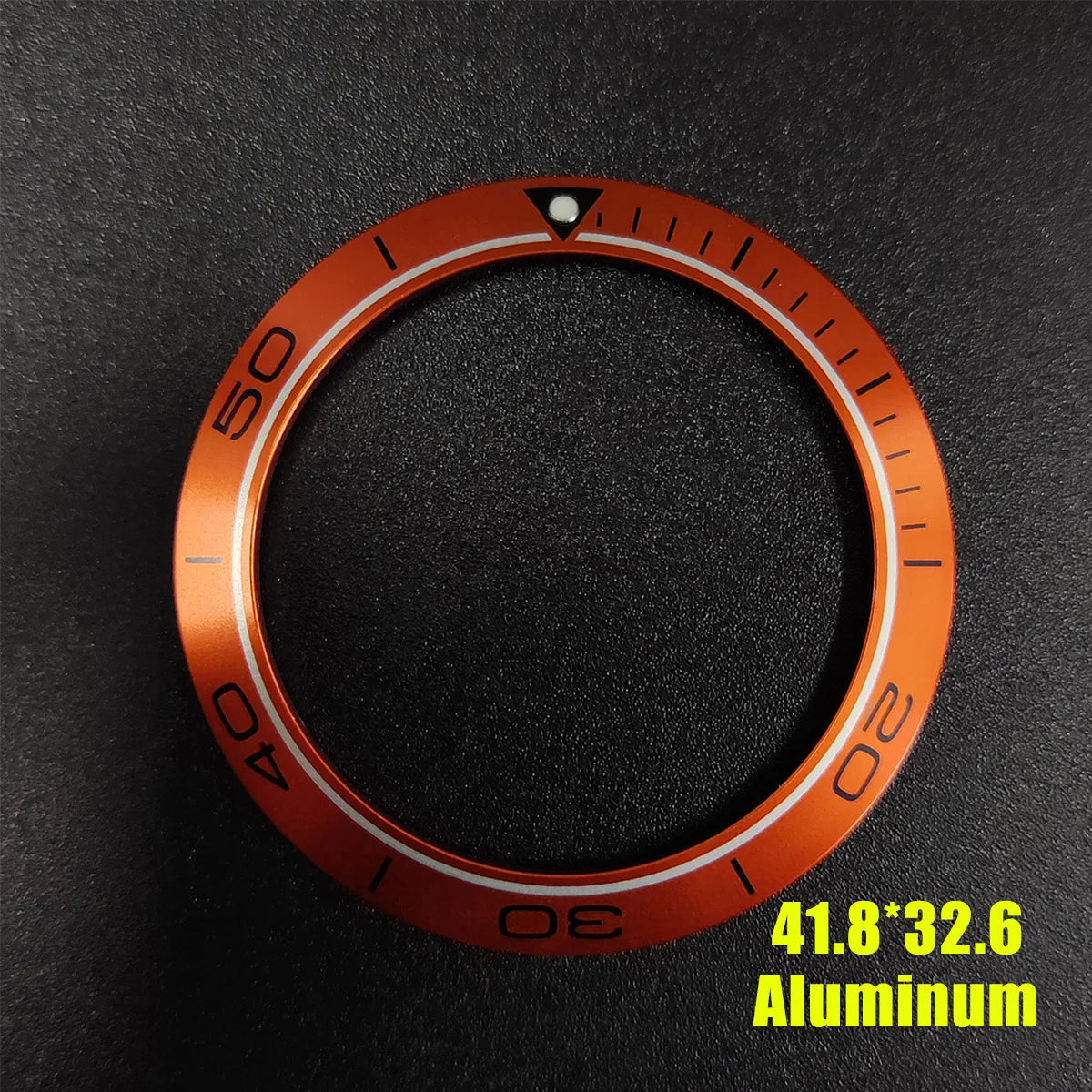 Sloping 41.5*32.8mm Ceramic Bezel GMT and Diving Watch Insert For Mens Watch Replace Watch Face Watch Bezel Inserts Accessories