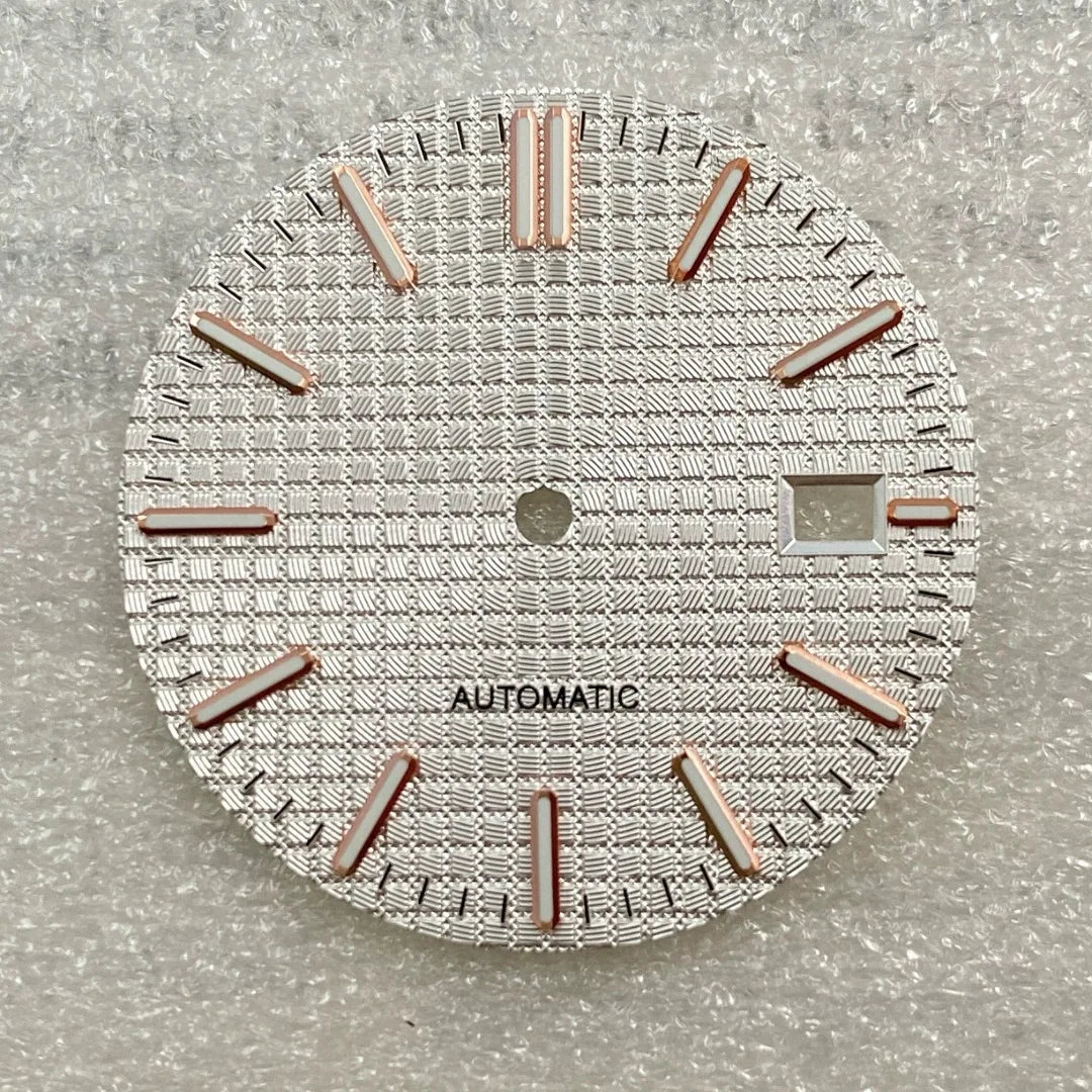 31.8mm Watch Dial AP Customizable Slogo For NH35 NH36 Hands C3 Green Luminous