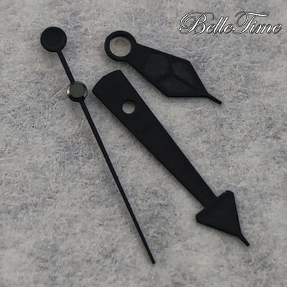 Modified Black Grey Watch Hands with Luminous For NH34/NH35/NH36/4R/7S Movement