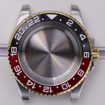 40mm Watch Case Sapphire For SUB Nh35 GMT Nh34 Nh36 Nh70 Nh72 2824 Miyota8215