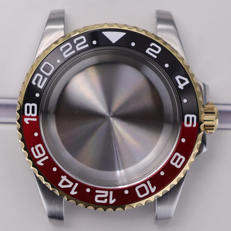 40mm Watch Case Sapphire Glass For Nh35 Nh34 Nh36 Nh72 2824 Miyota 8215 SUB GMT