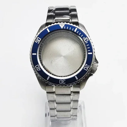42mm Watch Case+ Strap Set SKX007 Case with Chapter Ring Sapphire for NH35 NH36