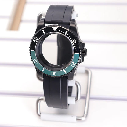 40mm SUB Diving Watch Case Strap For NH35 NH36 NH34 8215 Eta 2824 28.5mm Dial