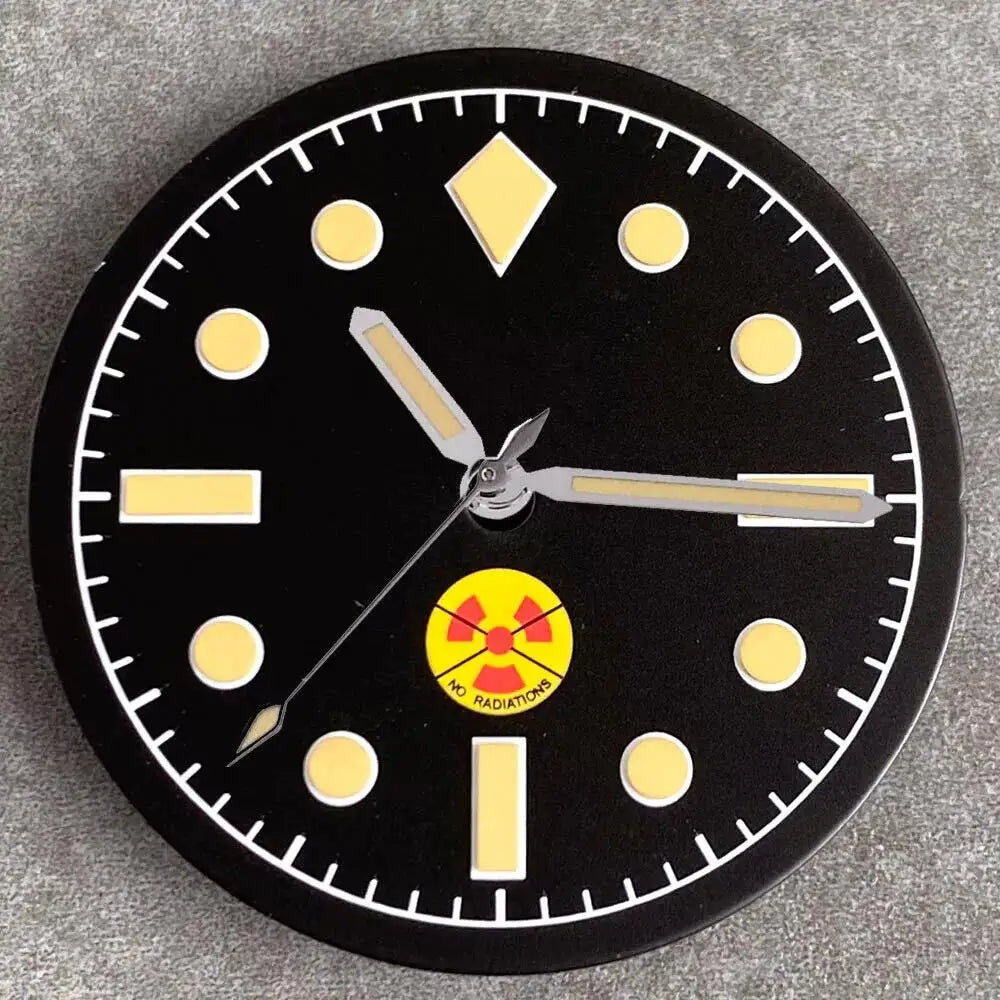 Pilot 29mm Luminous Dial Fit Vintage 50 Fathoms NH35 NH36 ETA 2824 2836 Movement