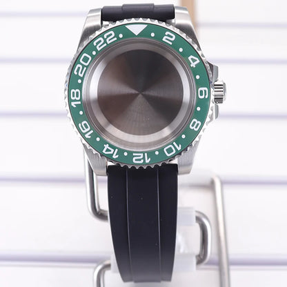 40mm Watch Case For 4R NH35 NH36 NH34/38 NH70 8215 Eta2824 PT5000 Sapphire Glass