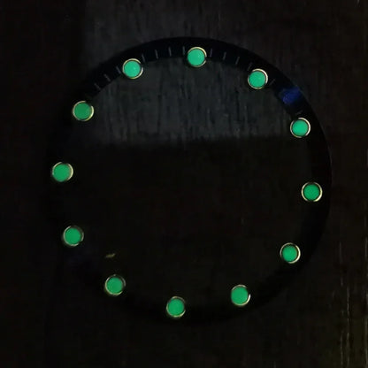 28.5mm Multicolor Ring Watch Bezel Inner Shadow Watch Face for NH70 Movement