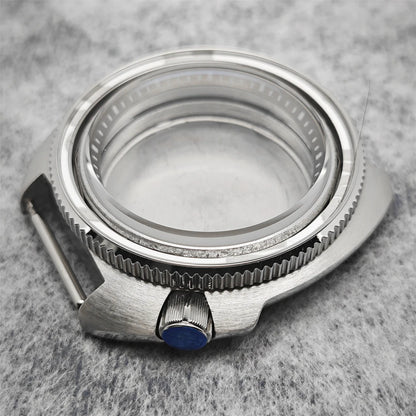 41mm Stainless Steel Watch Case Sapphire Glass Black Inner Shadow for NH35/ NH36