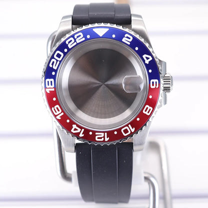 40mm Watch Case For 4R NH35 NH36 NH34/38 NH70 8215 Eta2824 PT5000 Sapphire Glass