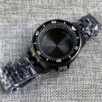20ATM 42mm Sapphire Glass Black PVD Watch Case Fit SKX 007 NH34 NH35 NH36 2824