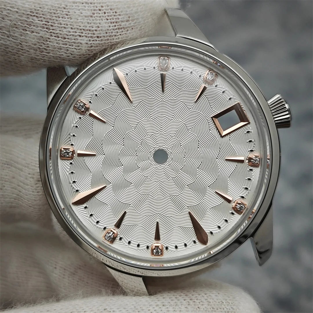 33mm Bubble Crystal Women's Cocktail Steel Watch Case for NH35/NH36/4R35A/4R36A