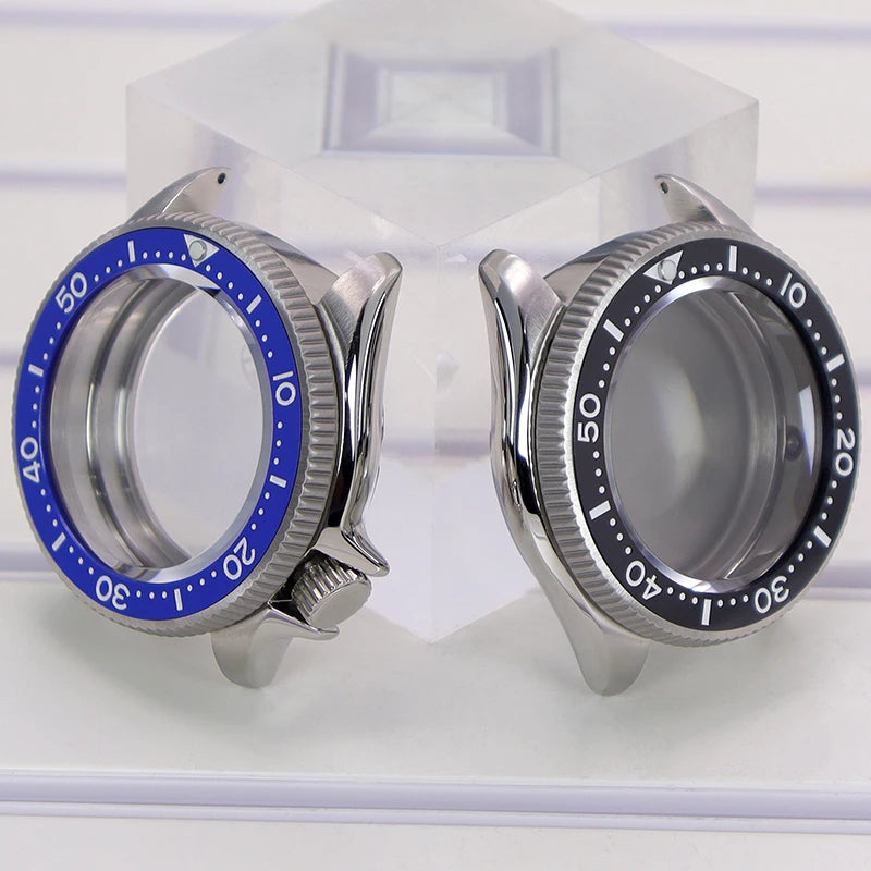 38mm Watch Case Sapphire Glass Multicolor Ceramic Bezel For NH34/35/36/38 4R36