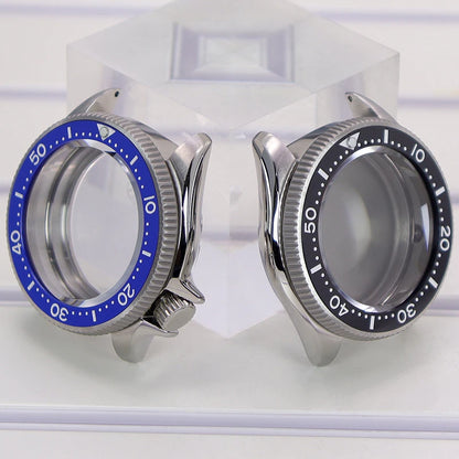 38mm Watch Case Sapphire Glass Multicolor Ceramic Bezel For NH34/35/36/38 4R36