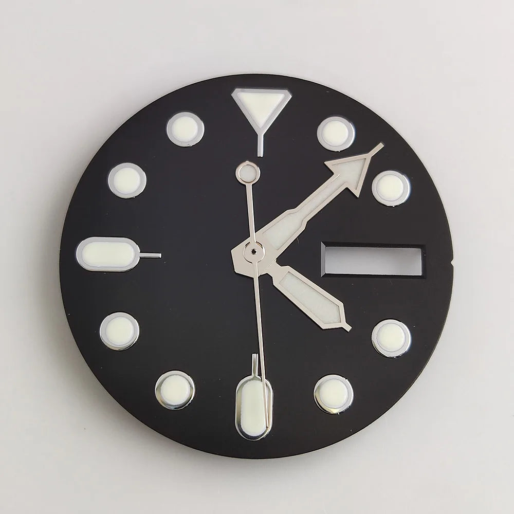 Plane Sapphire Glass Ceramic Bezel Stainless Steel Watch Case Fit NH 35 NH36 Movement High End Waterproof Watch Case