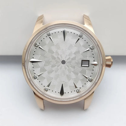 40mm Watch Case 35mm Dial Set Diamond Scale 20mm Strap Cocktail Watch for NH35