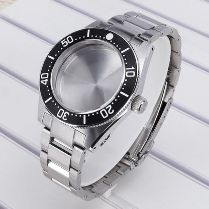 40mm Steel Watch Case Sapphire For NH35 NH36 NH34 4R36 Mod SPB143J1/SPB253J1