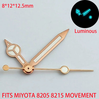 Watch Hands Blue Green Luminous Hands Fit NH 35 NH36 ETA 2836 2824 Miyota 8205 8215 Movement