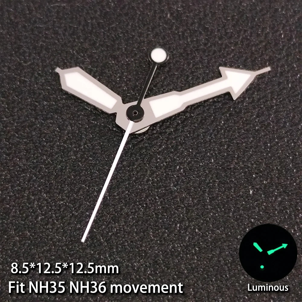 Modified Multicolor Watch Hands For NH35 NH36 Movement with Luminous