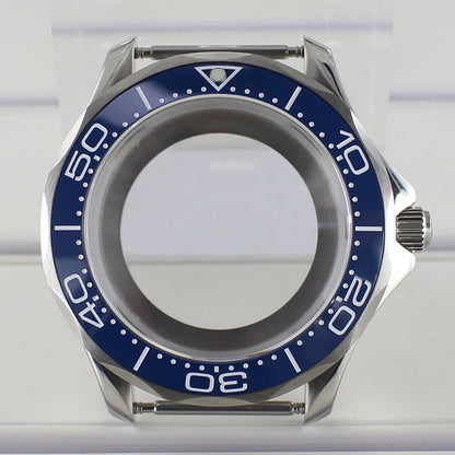 41mm Watch Case Strap Waterproof for Seamaster NH34 NH35 NH36 fit 30.5mm Dial