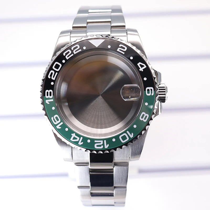 40mm Watch Cases Sapphire For Nh35 Nh36 Nh34/38 Nh70 Miyota 8215 Eta 2824 PT5000