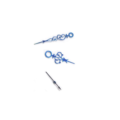 Modified Blue Watch Hands Pointers for ETA 6497 6498 / ST3600 ST3620 Movements