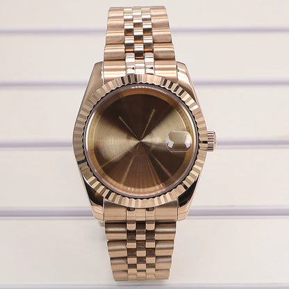 36/39mm Watch Cases Set Sapphire Glass For NH35 NH36 NH34 NH70 8215 Datejust