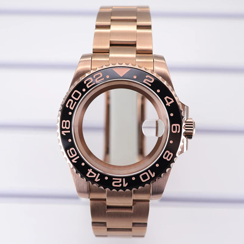 40mm Watch Case For NH35 NH36 NH70/8215/Eta2824 PT5000 NH34 Sapphire Glass