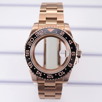 40mm Watch Case For NH35 NH36 NH70/8215/Eta2824 PT5000 NH34 Sapphire Glass