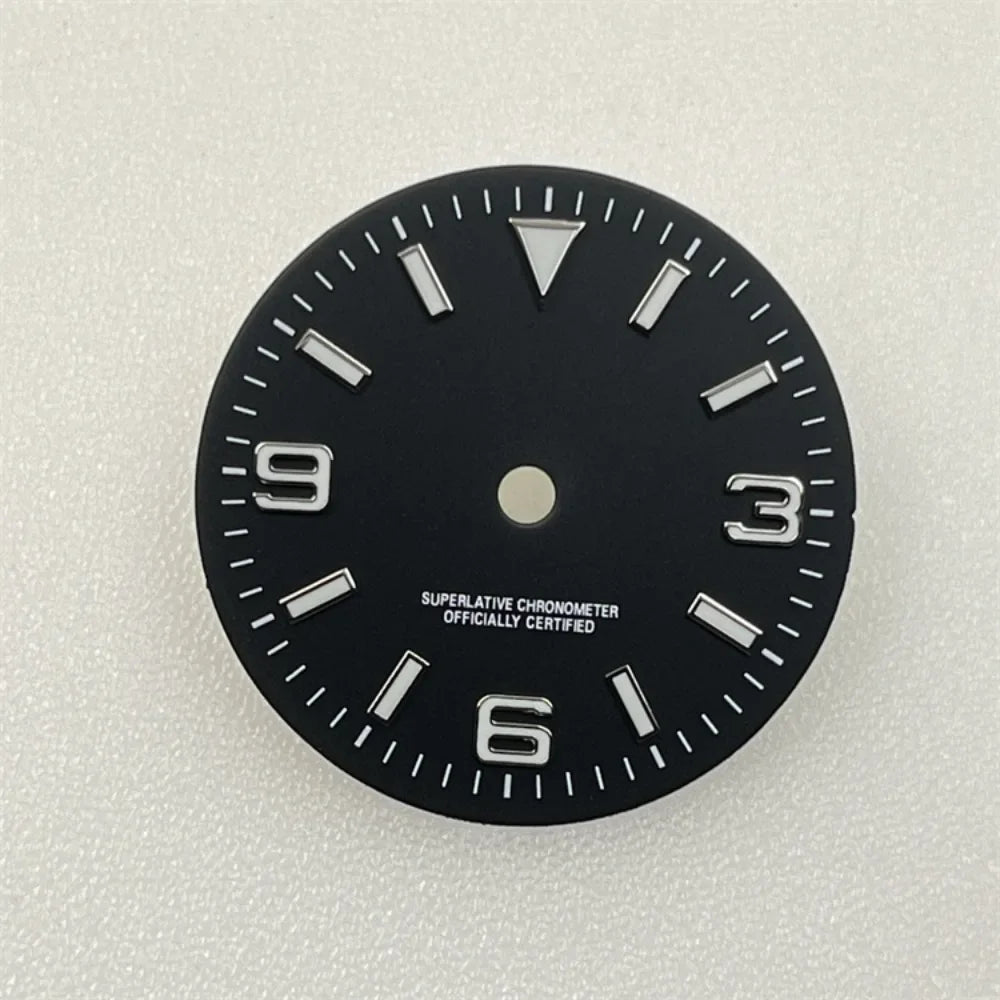 28.5mm/31mm GBW9 Luminous Logbook Surface Watch Dial for NH35A/4R35/NH34/NH36