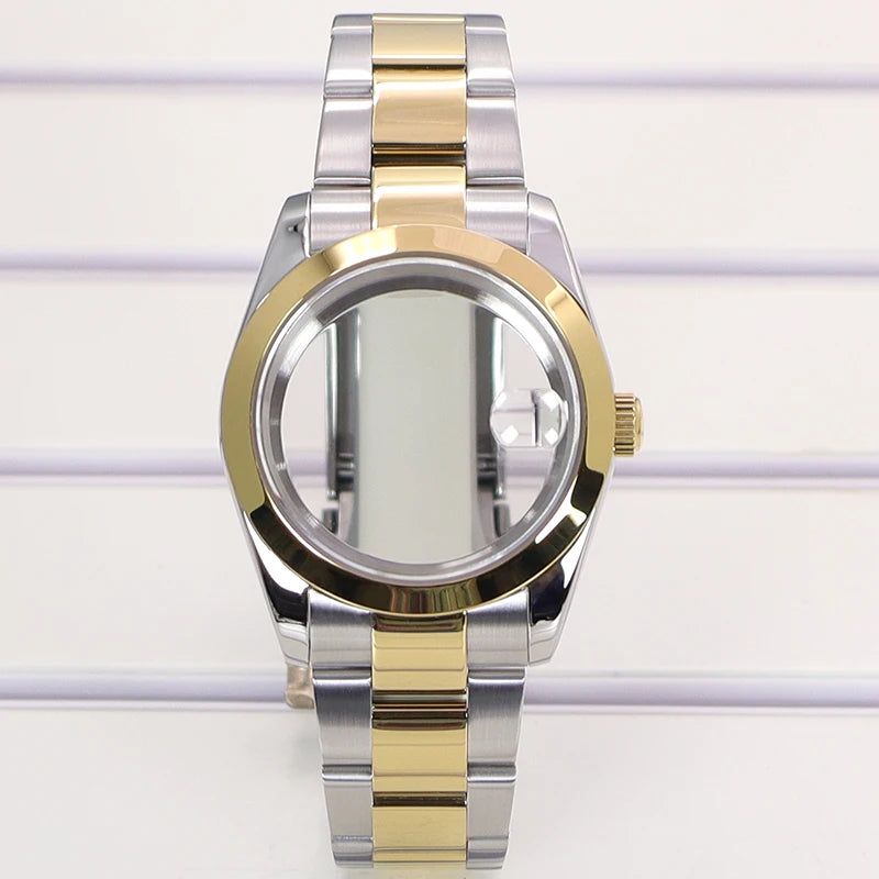 36/39mm Watch Cases and Strap Sapphire Glass For NH35 NH36 NH34 NH38 Miyota 8215
