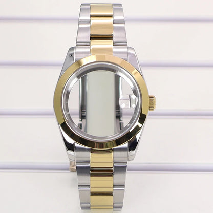 36/39mm Watch Cases and Strap Sapphire Glass For NH35 NH36 NH34 NH38 Miyota 8215