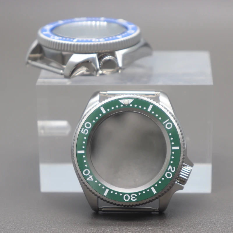 38mm Watch Case Mod Sapphire For Skx013 NH35/36 4R36 Multicolor Ceramic Bezel