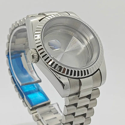 36mm/39mm Stainless Steel Watch Case Set with Calendar Window for NH35/36