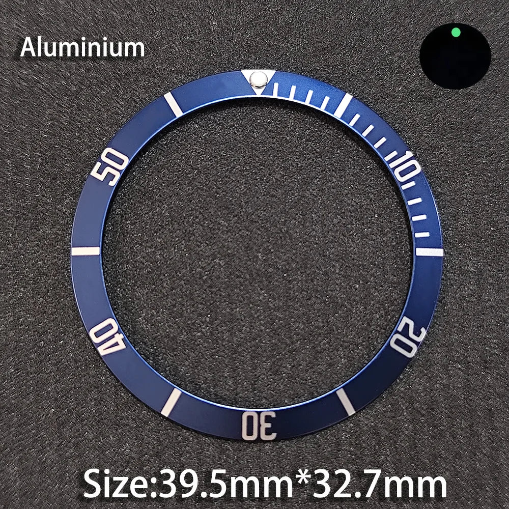 41mm For 8215 Watch Stainless Steel Case For 39.5mm Bezel Sapphire Glass Cases