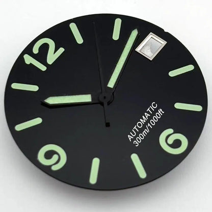 Multicolor Font 28.5mm Watch Dial C3 Green Luminous for NH35 NH36 Movement