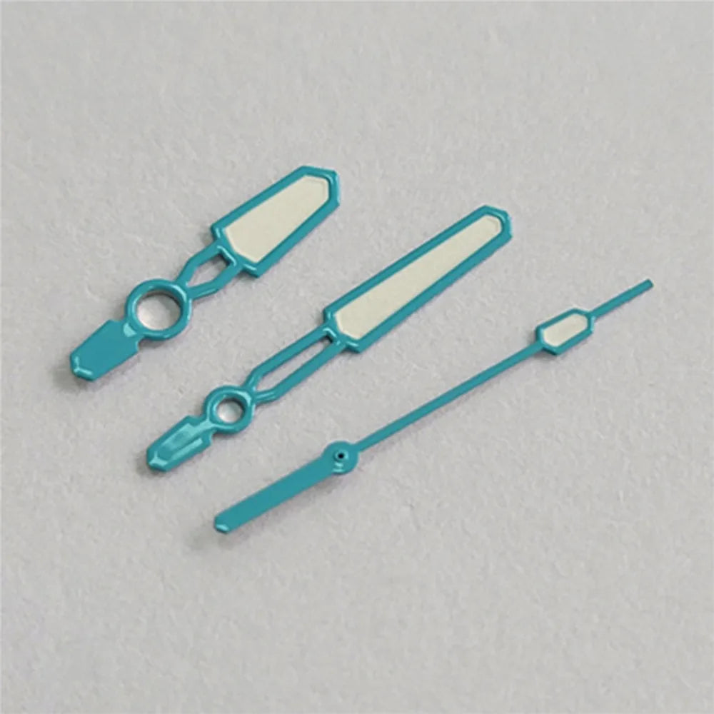 Watch Hands for NH35 NH36 4R 7S Movement 3 Pins Green Luminous