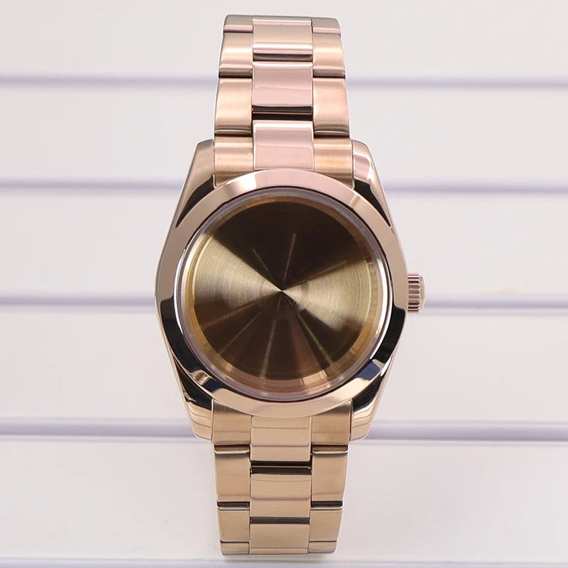 36/39mm Watch Cases and Strap Sapphire Glass For NH35 NH36 NH34 NH38 Miyota 8215