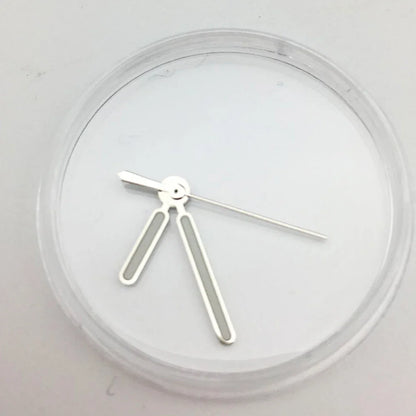 Black / Silver Modified Watch Hands for 8215/2813 Movement Green Luminous Needle