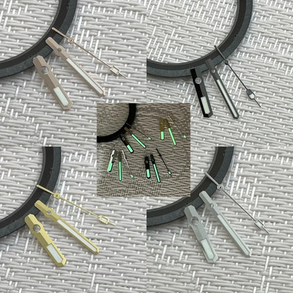 Green Luminous Hands for NH35 NH36 NH34 Movement Triangular Second Hand