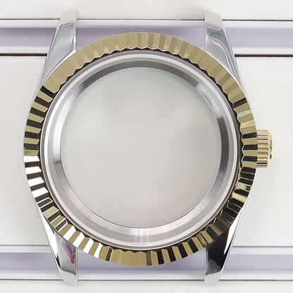36/39mm Watch Cases Set Sapphire Glass For NH35 NH36 NH34 NH70 8215 Datejust
