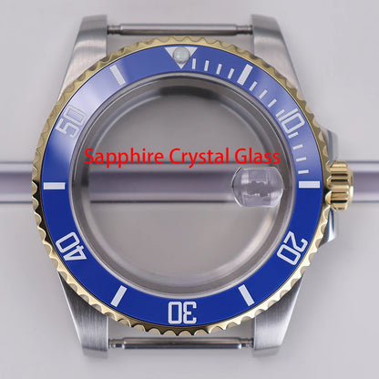 40mm Watch Case Sapphire For NH35 NH36 Eta2824 8215 Case 28.5mm Dial Submariner