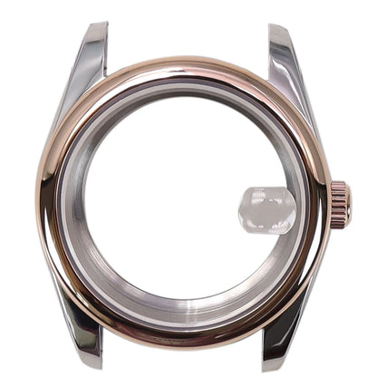 36/39mm Watch Case For NH35/36 NH38 NH70 Miyota 8215 Cases Sapphire Glass Oyster