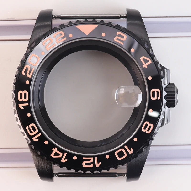 40mm Watch Case For NH34 NH35 NH36 NH38 NH70 4R36 Miyota 8215 Eta 2824 GMT SUB