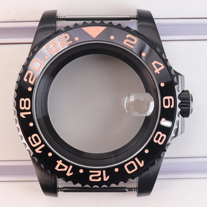 40mm Watch Case For NH34 NH35 NH36 NH38 NH70 4R36 Miyota 8215 Eta 2824 GMT SUB