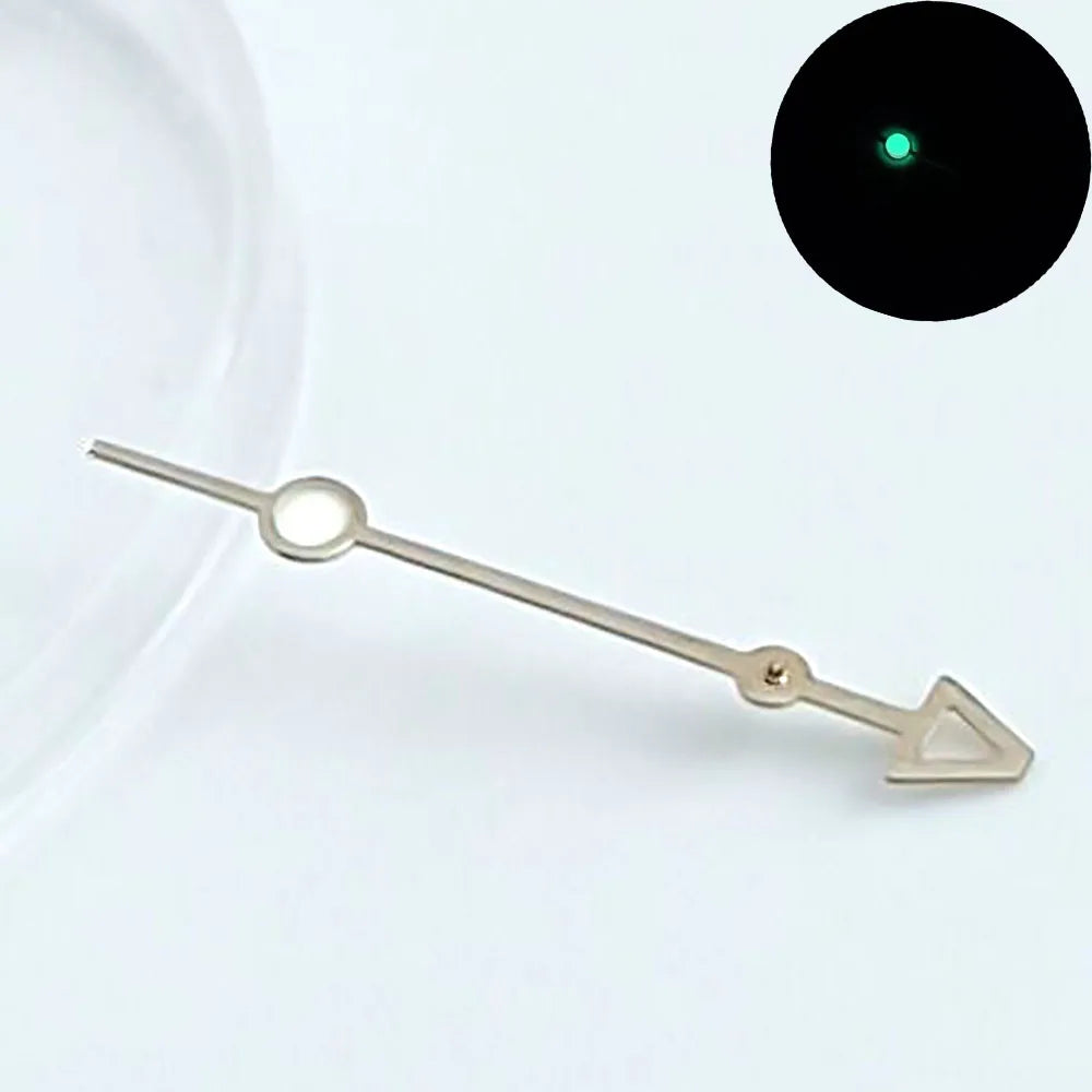 Watch pointer green luminous fit NH34 NH 35 NH36 movement watch hands refit watch Personalized second hand