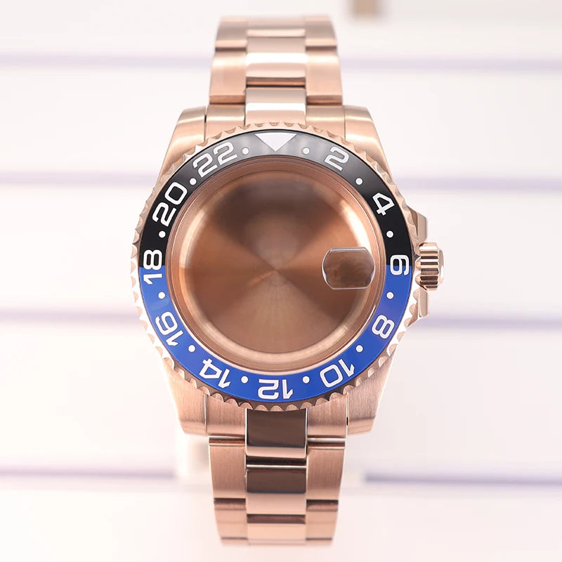 40mm Watch Case For NH35 NH36 NH70/8215/Eta2824 PT5000 NH34 Sapphire Glass