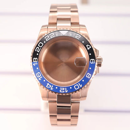 40mm Watch Case For NH35 NH36 NH70/8215/Eta2824 PT5000 NH34 Sapphire Glass